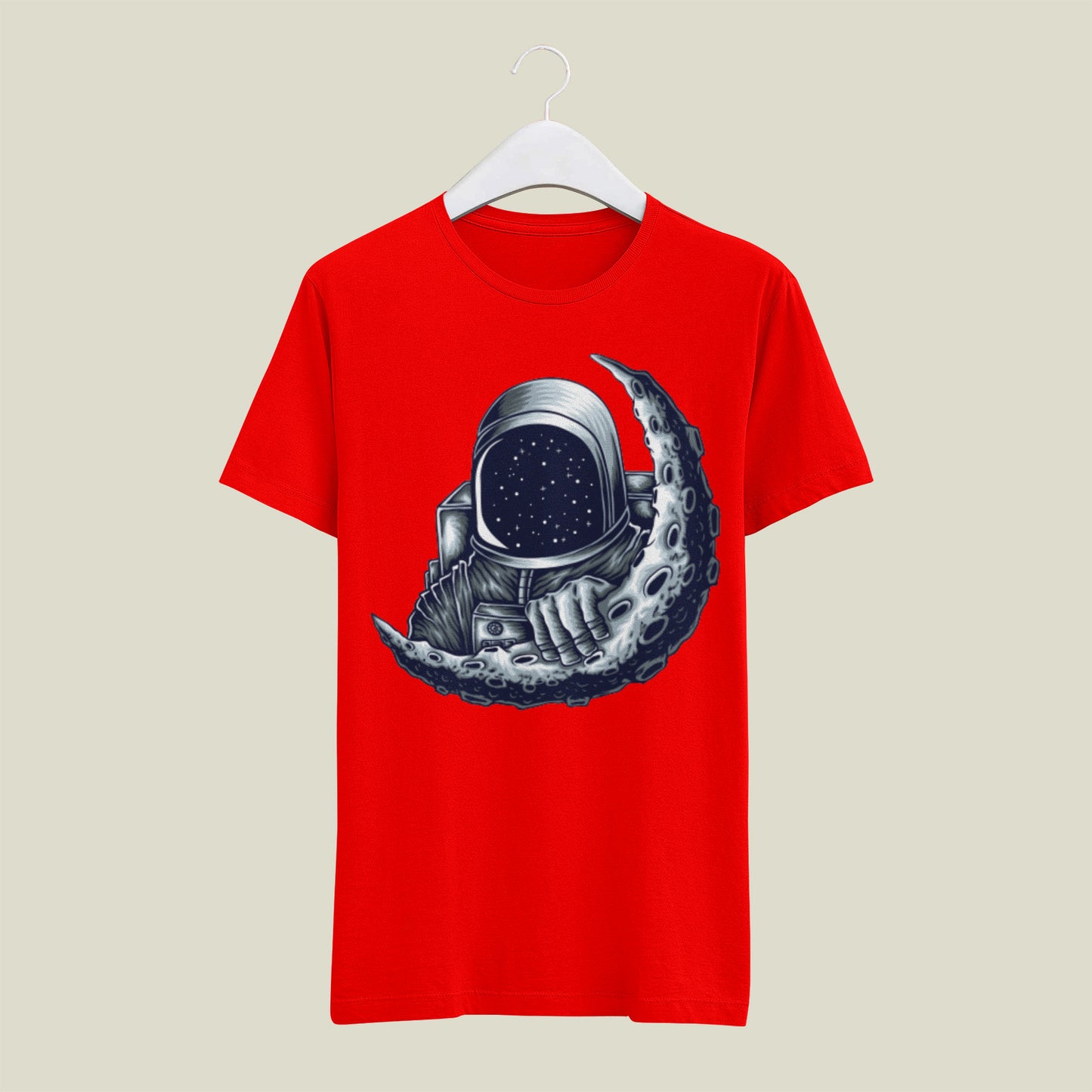 Astronauts Holding Moon T shirt