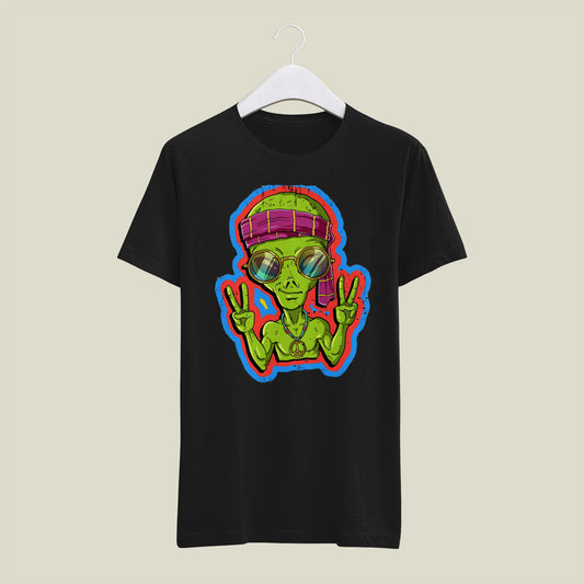 Peace Alien T shirt