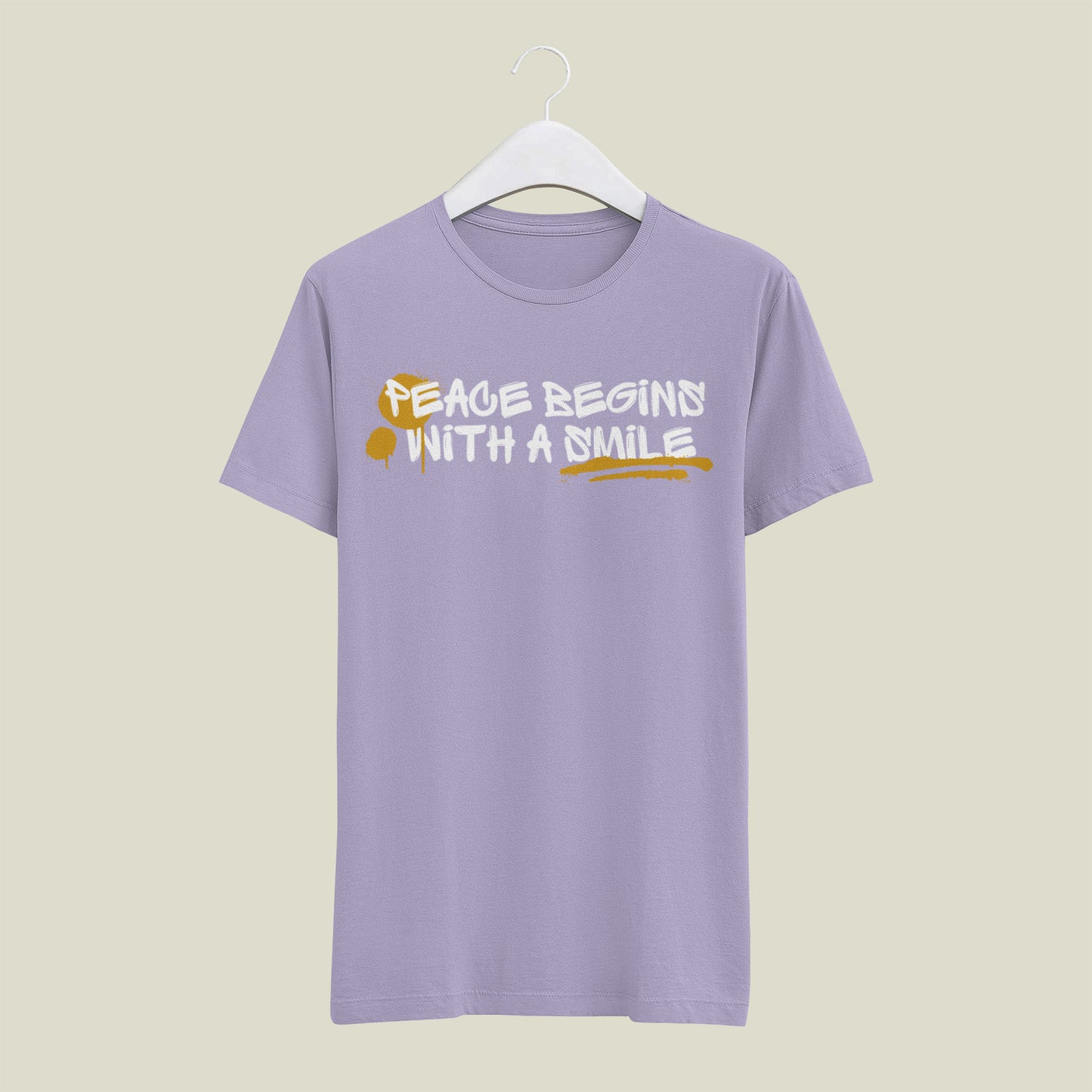 Peace Begins with Smile T shirt