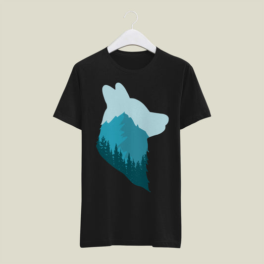 Adventure Wolf Premium Plain T- Shirt
