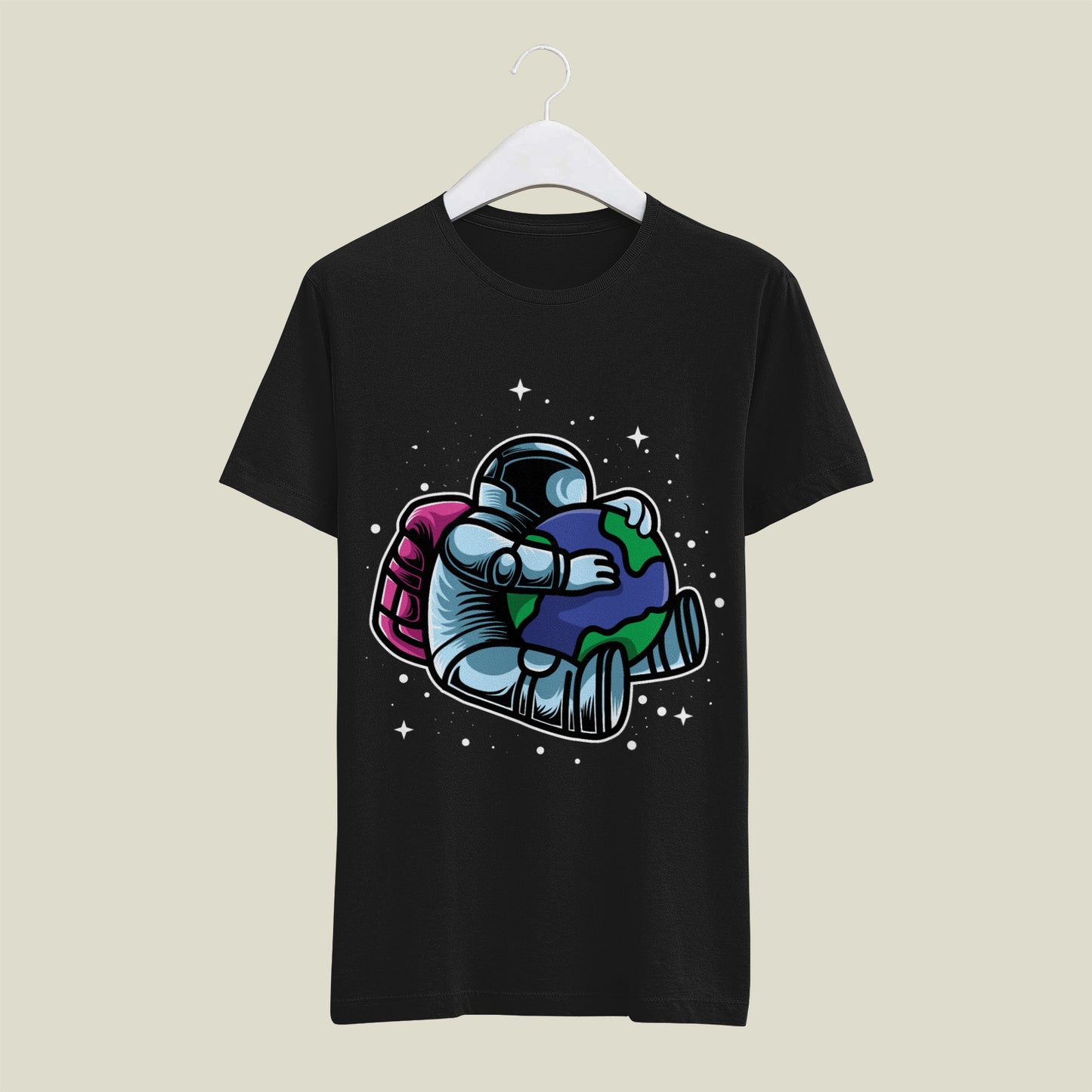 Astronaut-Hugs-Earth T Shirt