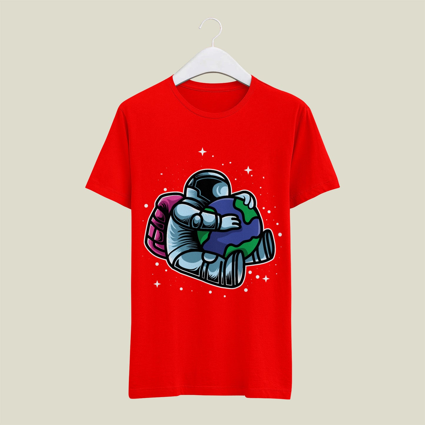 Astronaut-Hugs-Earth T Shirt